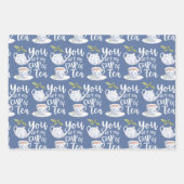 Je bent mijn beker van theepapierbladen inpakpapier vel (Voorkant 3)