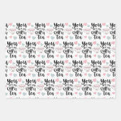 Je bent mijn beker van theepapierbladen inpakpapier vel (Voorkant 3)