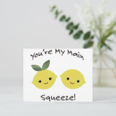 Je bent mijn belangrijkste citroenen briefkaart (Staand voorkant)