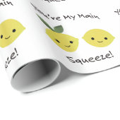 Je bent mijn belangrijkste citroenen cadeaupapier (Rol Hoek)