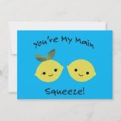 Je bent mijn belangrijkste citroenen kaart (Voorkant)