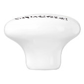 Je bent mijn belangrijkste citroenen keramische knop (Zijkant)