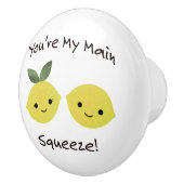 Je bent mijn belangrijkste citroenen keramische knop (Rechts)