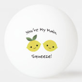 Je bent mijn belangrijkste citroenen pingpongbal (Achterkant)