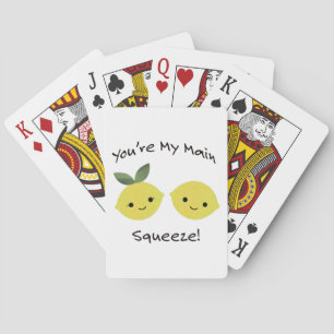 Je bent mijn belangrijkste citroenen pokerkaarten