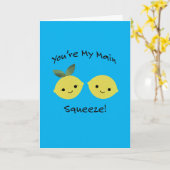 Je bent mijn belangrijkste citroenen squeeze kaart (Gele Bloem)