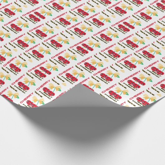 JE BENT MIJN BESTE KERSENVRIEND CADEAUPAPIER (Hoek)