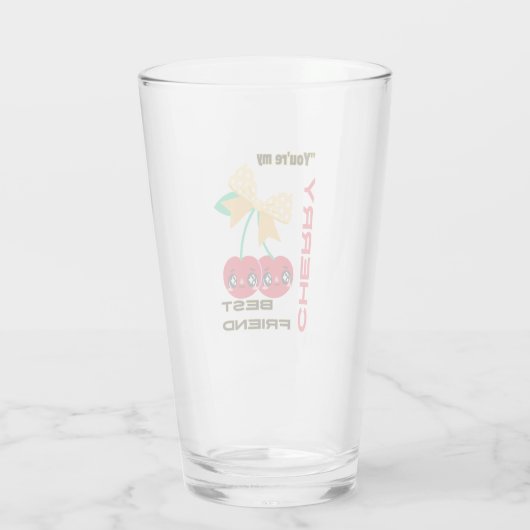 JE BENT MIJN BESTE KERSENVRIEND GLAS (Achterkant)
