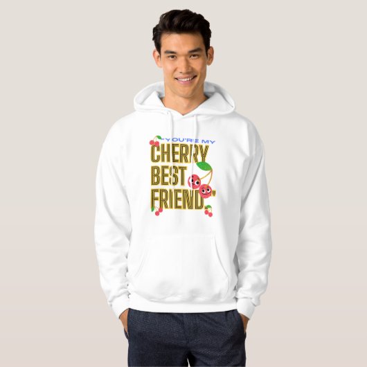JE BENT MIJN BESTE KERSENVRIEND HOODIE (Voorkant volledig)
