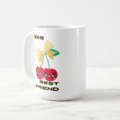 JE BENT MIJN BESTE KERSENVRIEND KOFFIEMOK (Voorkant links)