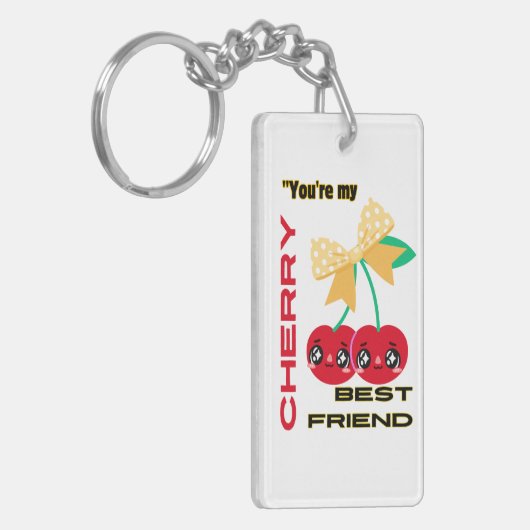JE BENT MIJN BESTE KERSENVRIEND SLEUTELHANGER (Voorkant Links)