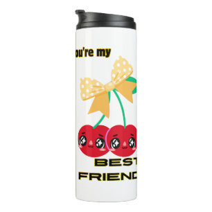 JE BENT MIJN BESTE KERSENVRIEND THERMOSBEKER