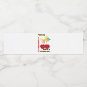 JE BENT MIJN BESTE KERSENVRIEND WATERFLES ETIKET (Enkel label)