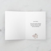 Je bent mijn beste vriend Valentijnsdag gevouwen K Kaart (Binnen)