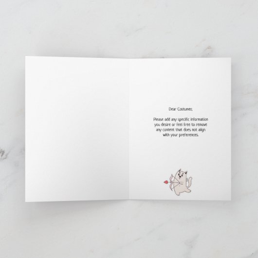 Je bent mijn beste vriend Valentijnsdag gevouwen K Kaart (Binnen)