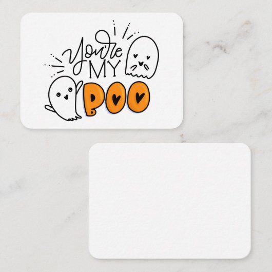 Je bent mijn boekencadeaukasten notitiekaartje (Voorkant / Achterkant)