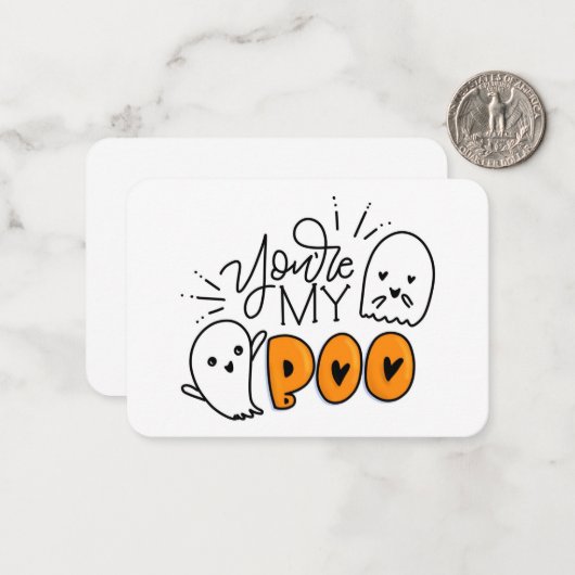 Je bent mijn boekencadeaukasten notitiekaartje (Voorkant / Achterkant in situ)