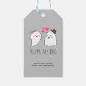 Je bent mijn Boo Halloween Kawaii Ghost Simpel Cadeaulabel (Voorkant)