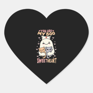 Je bent mijn boo schat Halloween schattig spook Nu Hart Sticker