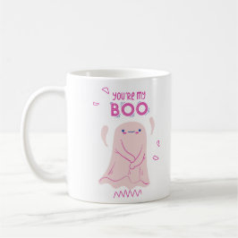Je bent mijn Boo Schattigee Roze Geest Halloween Koffiemok