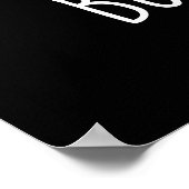 Je bent mijn boter half grappig toast pun donker B Poster (Hoek)