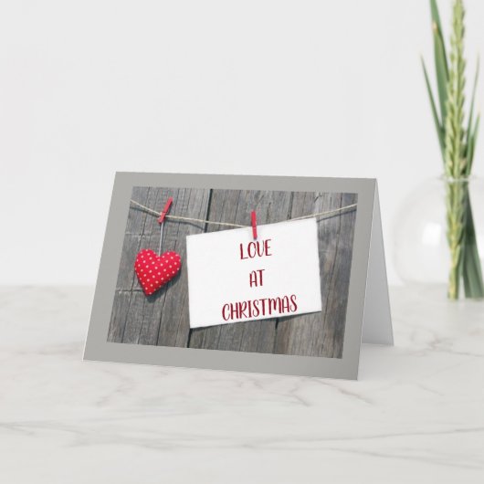 JE BENT **MIJN CADEAU** LIEFDE MET KERST KAART (Voorkant)