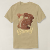 Je bent mijn chocolade Bunny Funny Chocolate Rabbi T-shirt (Design voorkant)