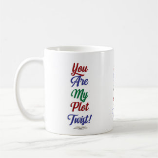 Je bent mijn complot Twist Funny Book Slogan Koffiemok
