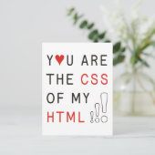 Je bent mijn CSS Briefkaart (Staand voorkant)