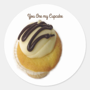Je bent mijn cupcake ronde sticker