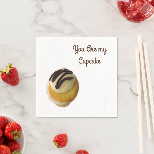 Je bent mijn cupcake servet (Insitu)