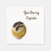 Je bent mijn cupcake servet (Voorkant)