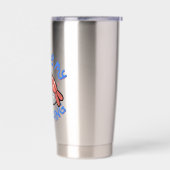 Je bent mijn Ebi-ding blauwe tekst Sushi Geïsoleerde Drinkbeker (Links)