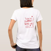 Je bent mijn eeuwig Valentijnsdag cadeau Vrouwen T-shirt (Achterkant)