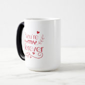 Je bent mijn eeuwig Valentijnsdag geschenk Morphin Magische Mok (Voorkant links)