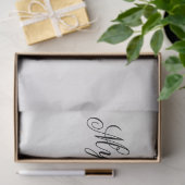 "Je bent mijn eeuwige liefde" Red Rose Elegant Fot Tissuepapier (Geschenk)