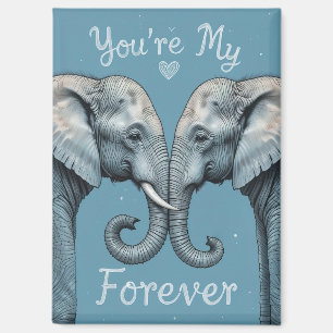 Je bent mijn eeuwige romantische olifant liefde ku magneet