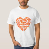 Je bent mijn eeuwige Valentijnsdag T-shirt (Voorkant)
