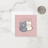 Je bent mijn emotionele steun dierenkaart notitiekaartje (Voorkant / Achterkant in situ)