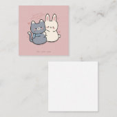 Je bent mijn emotionele steun dierenkaart notitiekaartje (Voorkant / Achterkant)