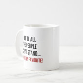 Je bent mijn favoriet koffiemok (Voorkant links)