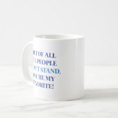 Je bent mijn favoriet koffiemok (Voorkant links)