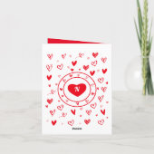 Je bent mijn favoriete Boyvriend Valentijnsdag Bedankkaart (Achterkant)