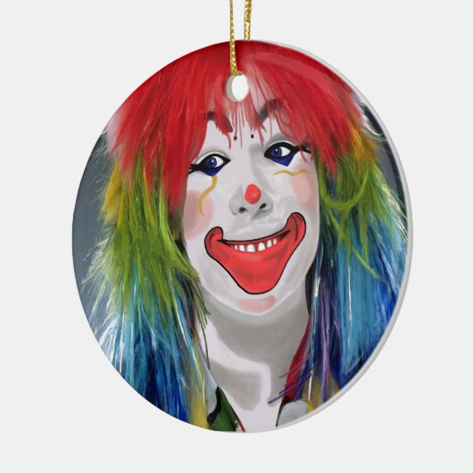 Je bent mijn favoriete clown keramisch ornament (Links)
