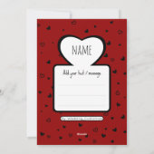 Je bent mijn favoriete ding om grappige dag te doe feestdagenkaart (Achterkant)