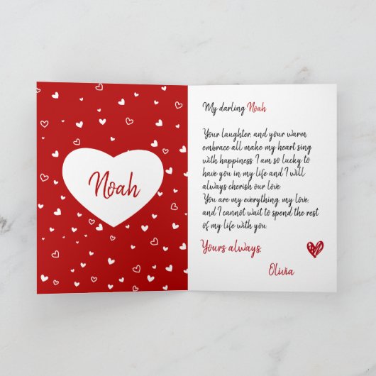 Je bent mijn favoriete echtgenoot Funny Vday - Val Kaart (Binnen)