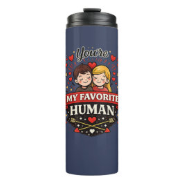 Je bent mijn favoriete mens op Valentijnsdag Thermosbeker