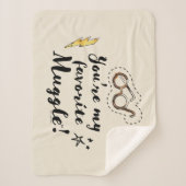 Je bent mijn favoriete Muggle™ Sherpa Deken (Voorkant)