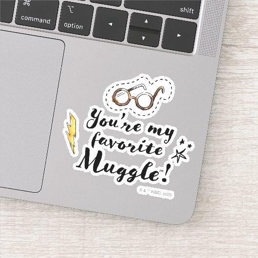 Je bent mijn favoriete Muggle™ Sticker (Detail)