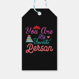 Je bent mijn favoriete persoon Valentijn Cadeaulabel